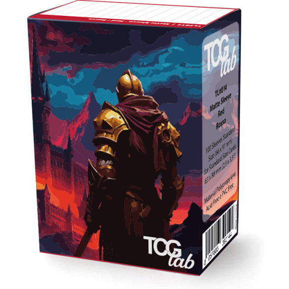 5 COLORI - 100 Bustine Protettive Standard Matte