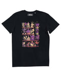 T-shirt ghost shelf nero 100% cotone biologico