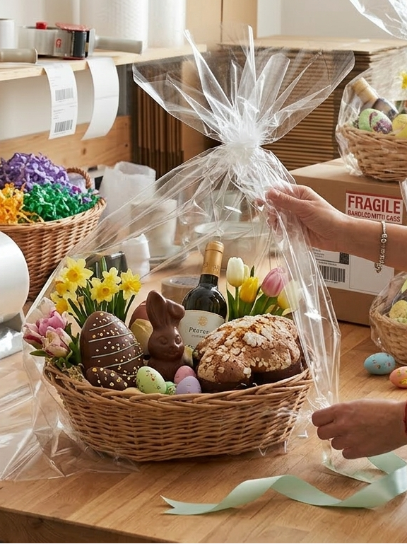 25 Fogli Cellophan Neutro 100x130 cm – Trasparente per Confezioni Regalo