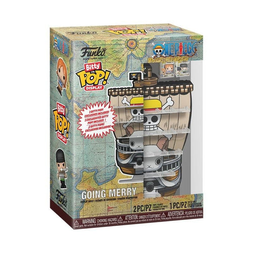 ERWARTETE ANKUNFT 15/07/2026 - Funko Bitty Pop! Display – One Piece – Vogue Merry / Going Merry mit 2 Mikrofiguren