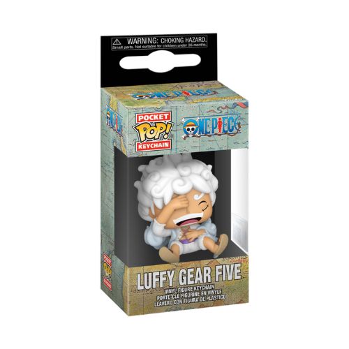 IN ARRIVO - Funko Pocket Pop! Keychain Luffy Gear Five – Portachiavi One Piece Ufficiale Anime, Mini Figura Collezionabile Gear 5