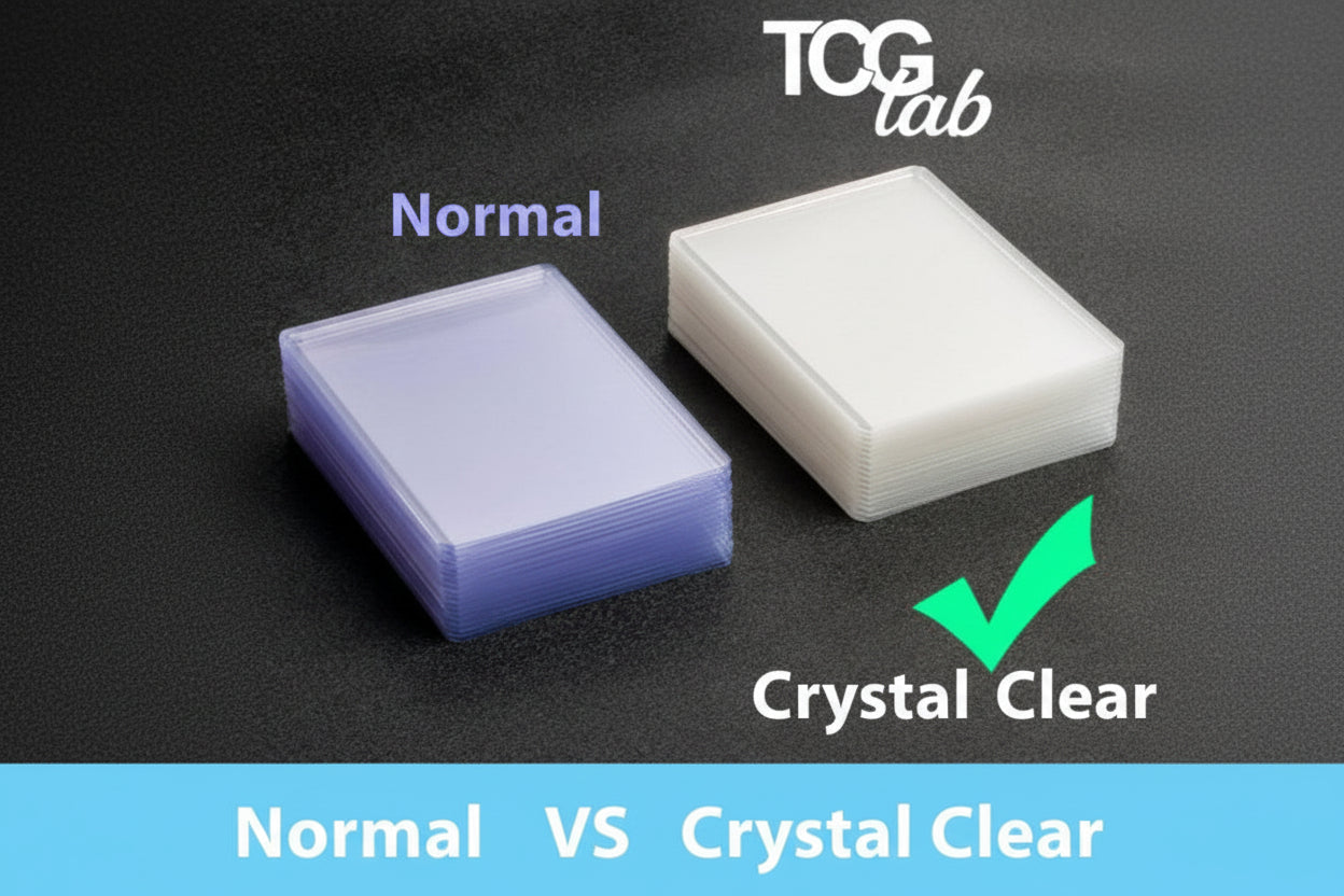 Crystal Clear Toploaders - Confezione da 10 Toploader Crystal Clear con Film Protettivo - TCG Lab