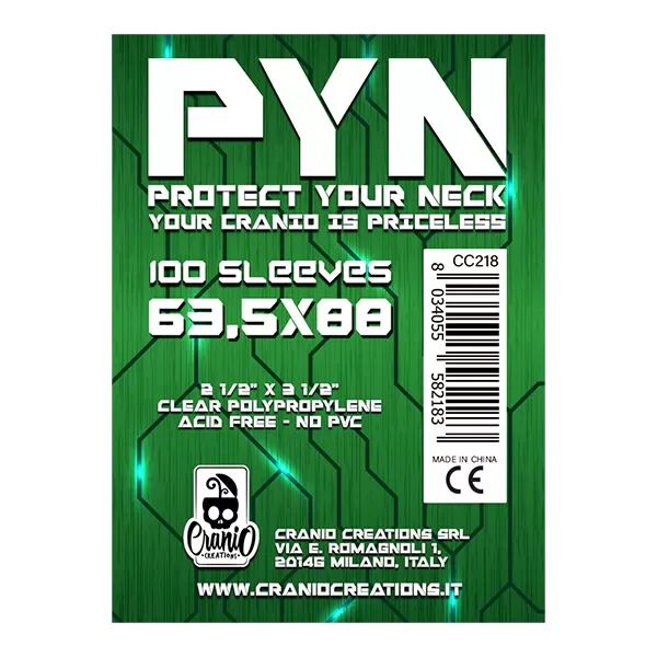 PYN Standard Card Sleeves 63.5 x 88 mm – Bustine Protettive per Pokémon, Magic, One Piece e Carte Collezionabili