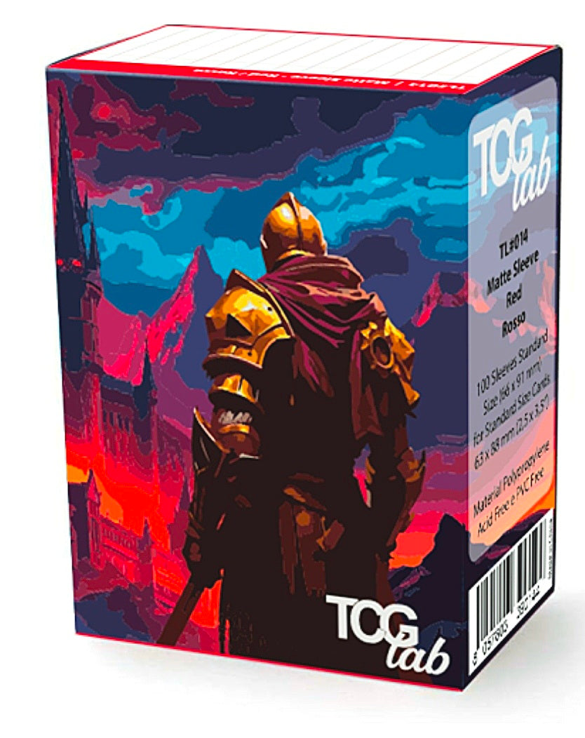 Matte Sleeves – 100 Bustine Protettive Standard Matte Ultra Clear – 5 Colori - per Carte Collezionabili