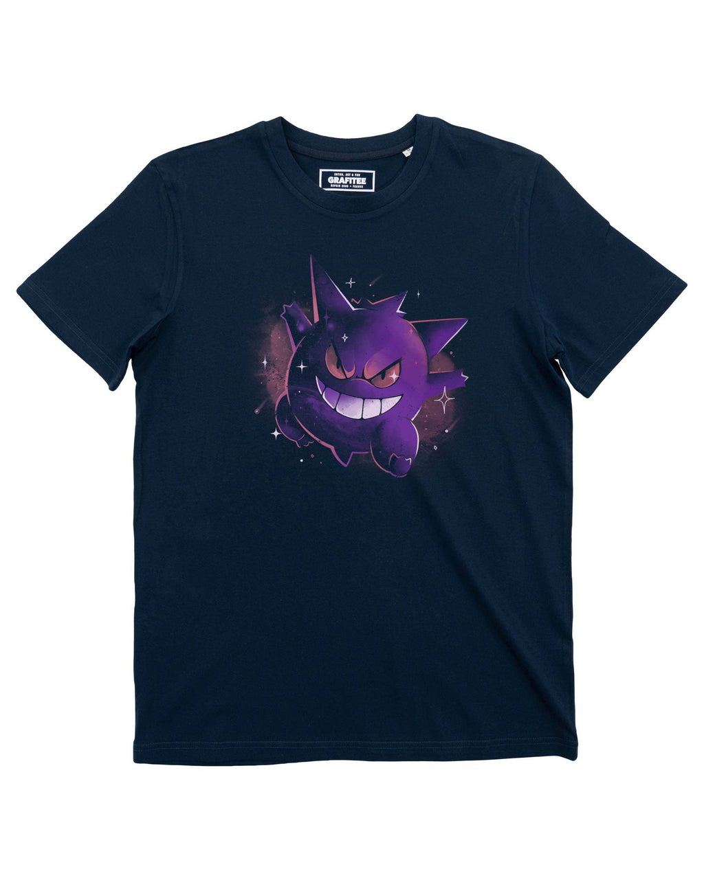 T-shirt GENGAR ghost galaxy - Stile urbano in 100% cotone biologico