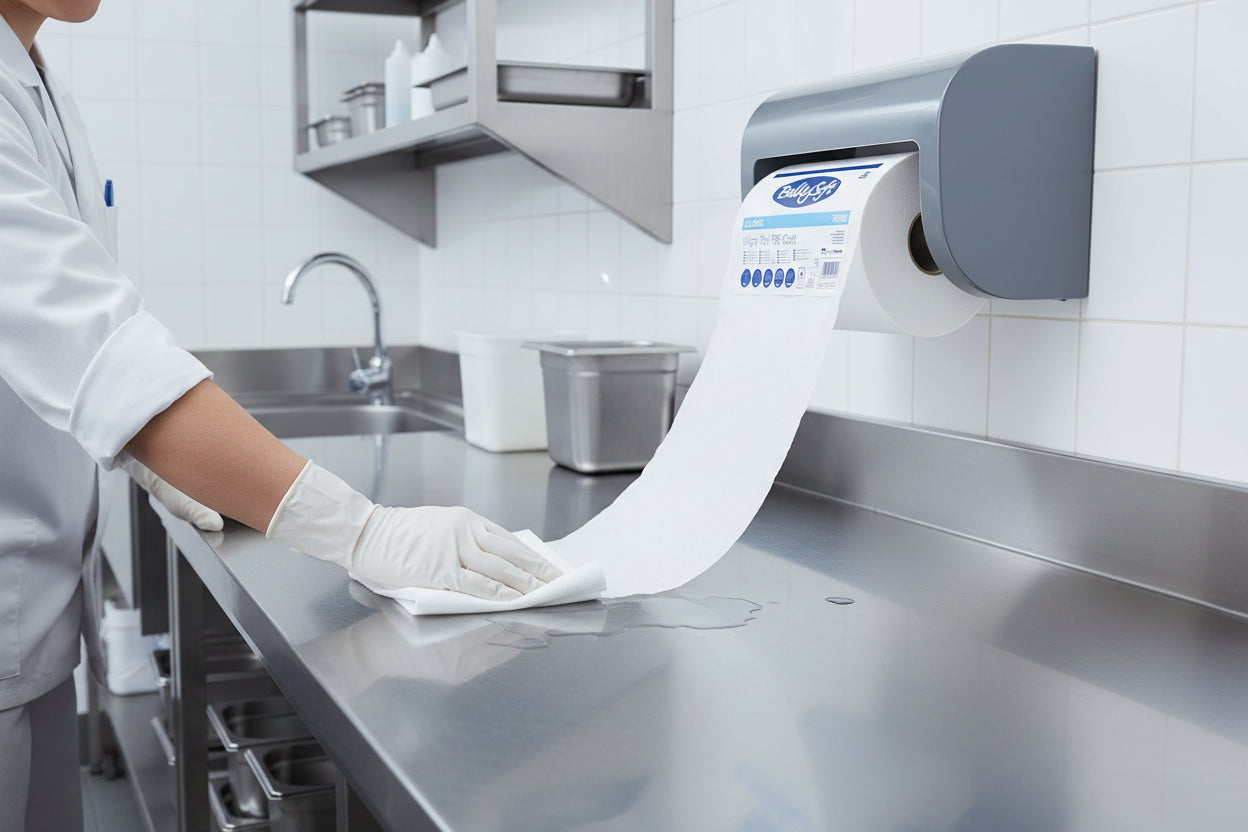 2 Rotoli - Bobina in Carta Multiuso BulkySoft Classic Wiper Roll 786 Gold - 2 Veli