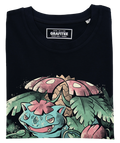 T-shirt grass evolution nero 100% cotone biologico
