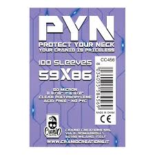PYN Sleeves 59x86 mm Japanese Size – 100 Bustine Protettive per Yu-Gi-Oh! e Carte Small Size | Cranio Creations