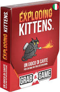 Exploding Kittens – Grab and Game | Gioco di Carte Italiano Portatile, Party Game Rapido da Viaggio e Divertimento Immediato