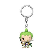 Funko Pocket Pop! Keychain Roronoa Zoro – Portachiavi One Piece Ufficiale Anime, Mini Figure Collezionabile