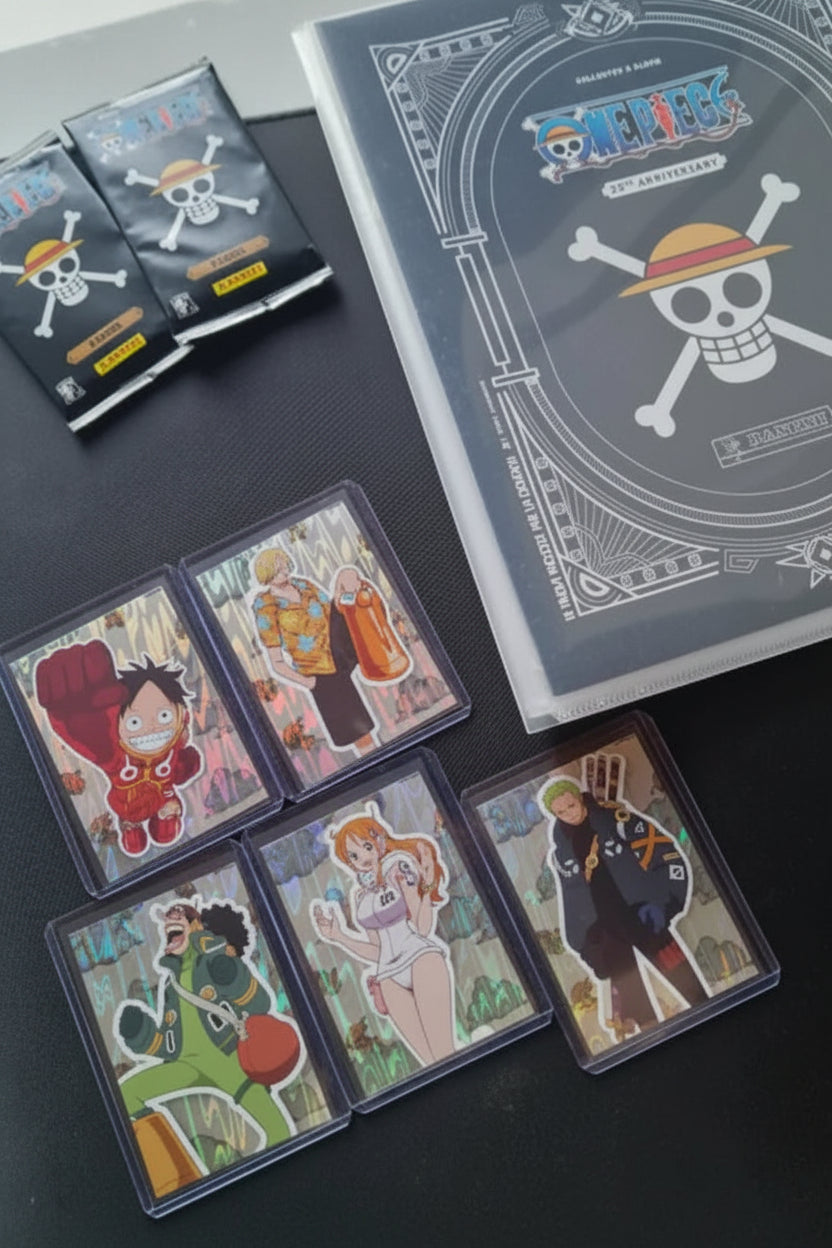 Panini One Piece 25th Anniversary – Album + 2 Bustine + 5 Limited Edition Cards (ITA)
