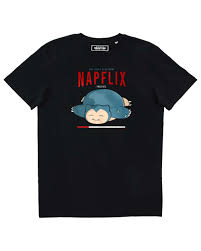 T-Shirt Snorlax Napflix – 100% Cotone Biologico | Pokémon