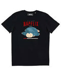 T-Shirt Snorlax Napflix – 100% Cotone Biologico | Pokémon