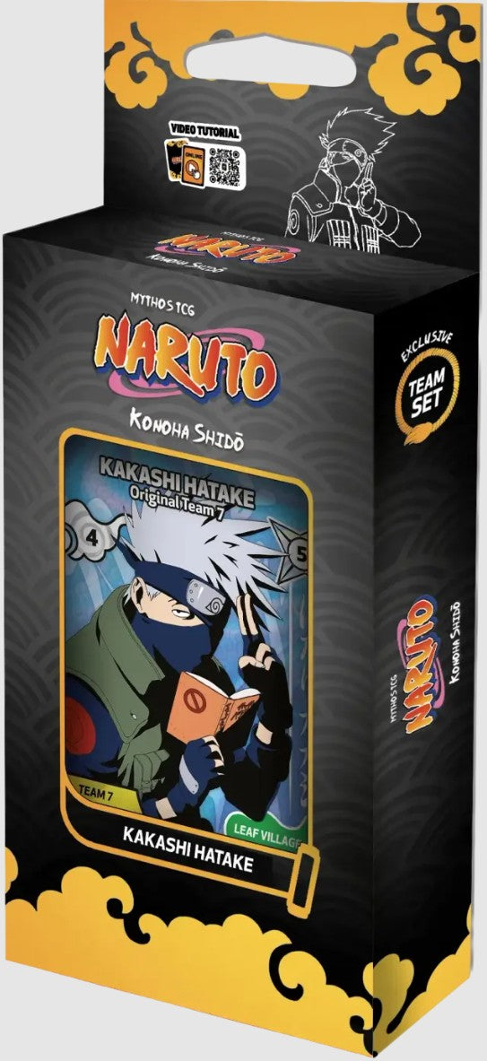 IN ARRIVO 17/07/2026 - Naruto Mythos TCG Teamset KAKASHI ENG | Starter Set Sigillato con Carta Promo e Booster Pack