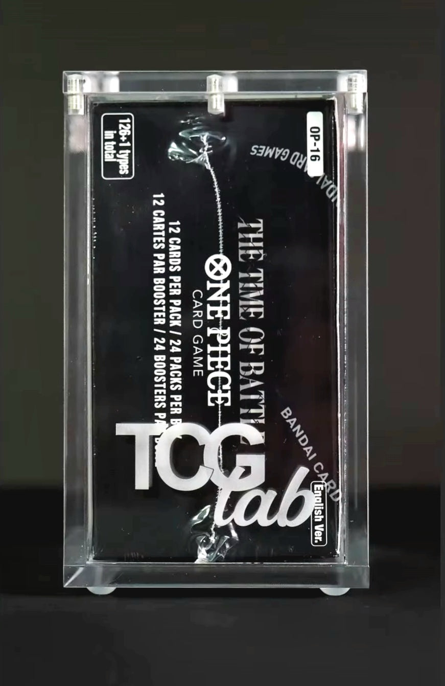 Premium Magnetische Plexiglas-Box für Booster Box One Piece OP-04+ | Ultra Clear UV 99,5%