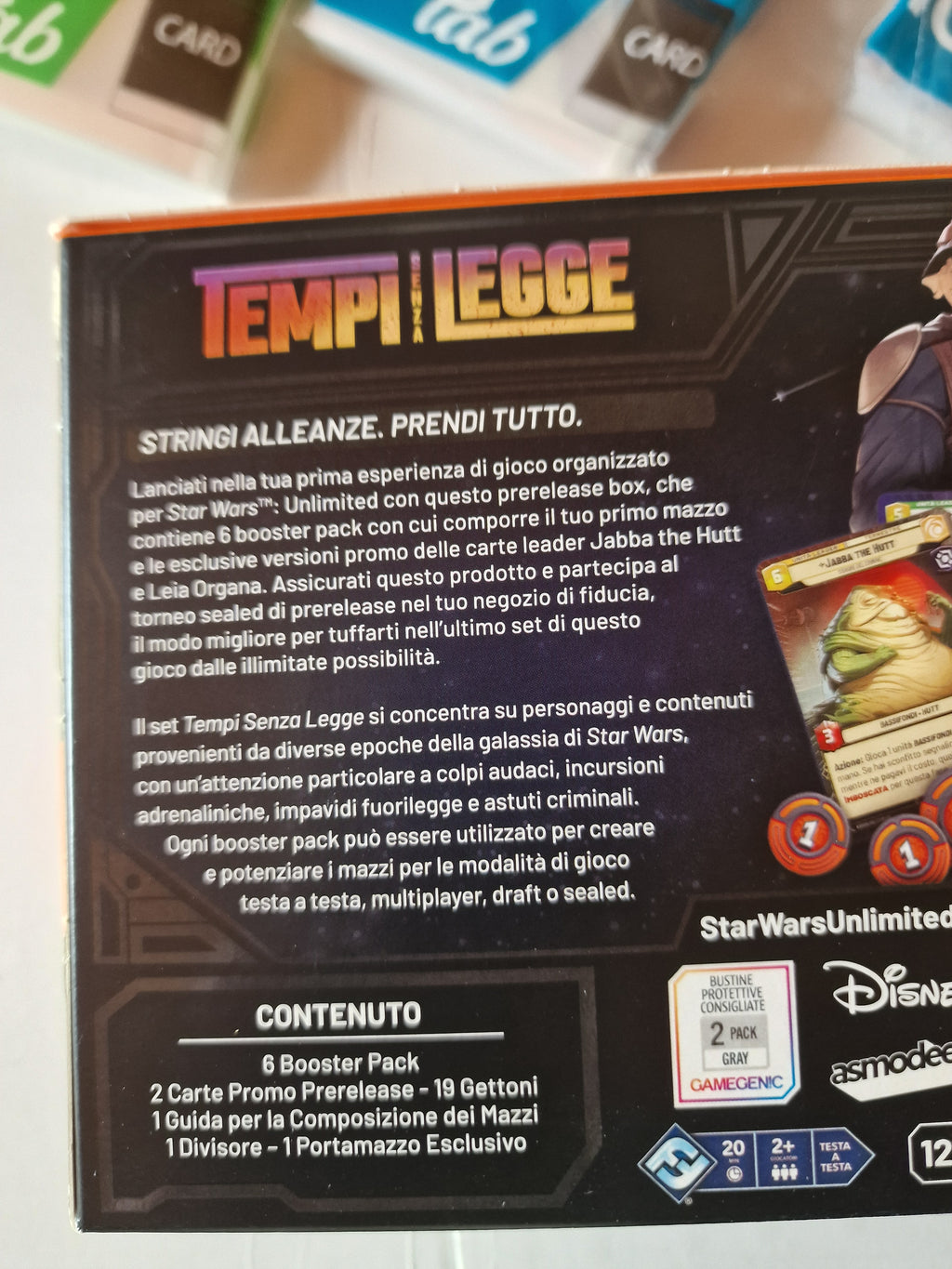 Prerelease box - Star Wars Unlimited Tempi senza legge - ITA