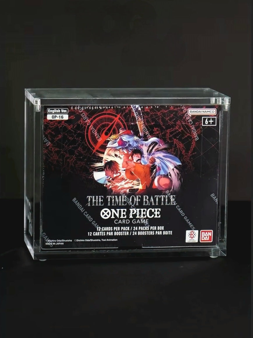 Premium Magnetische Plexiglas-Box für Booster Box One Piece OP-04+ | Ultra Clear UV 99,5%