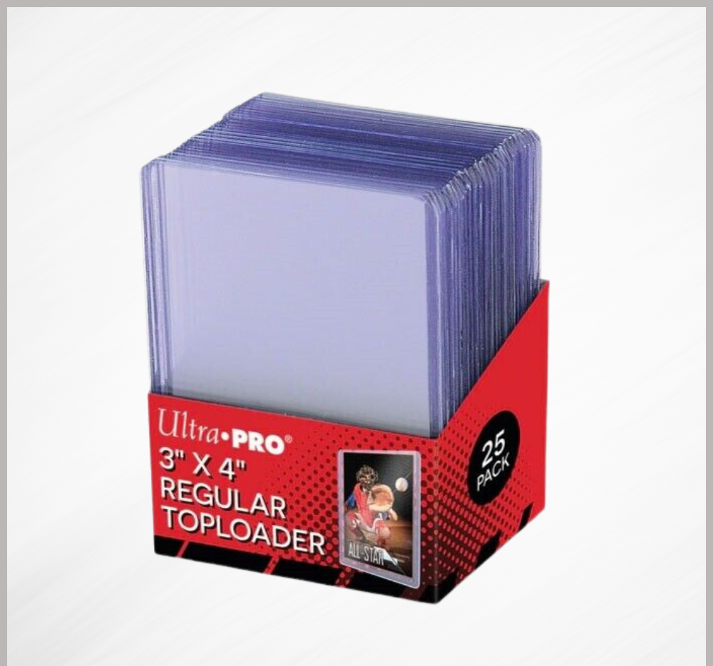 Toploader Ultra Pro Regular 3x4 – Confezione da 25 Pezzi | Protezione Rigida Carte TCG