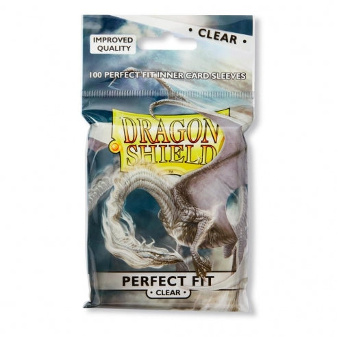 100 perfect fit sleeves - Clear - Dragon Shield