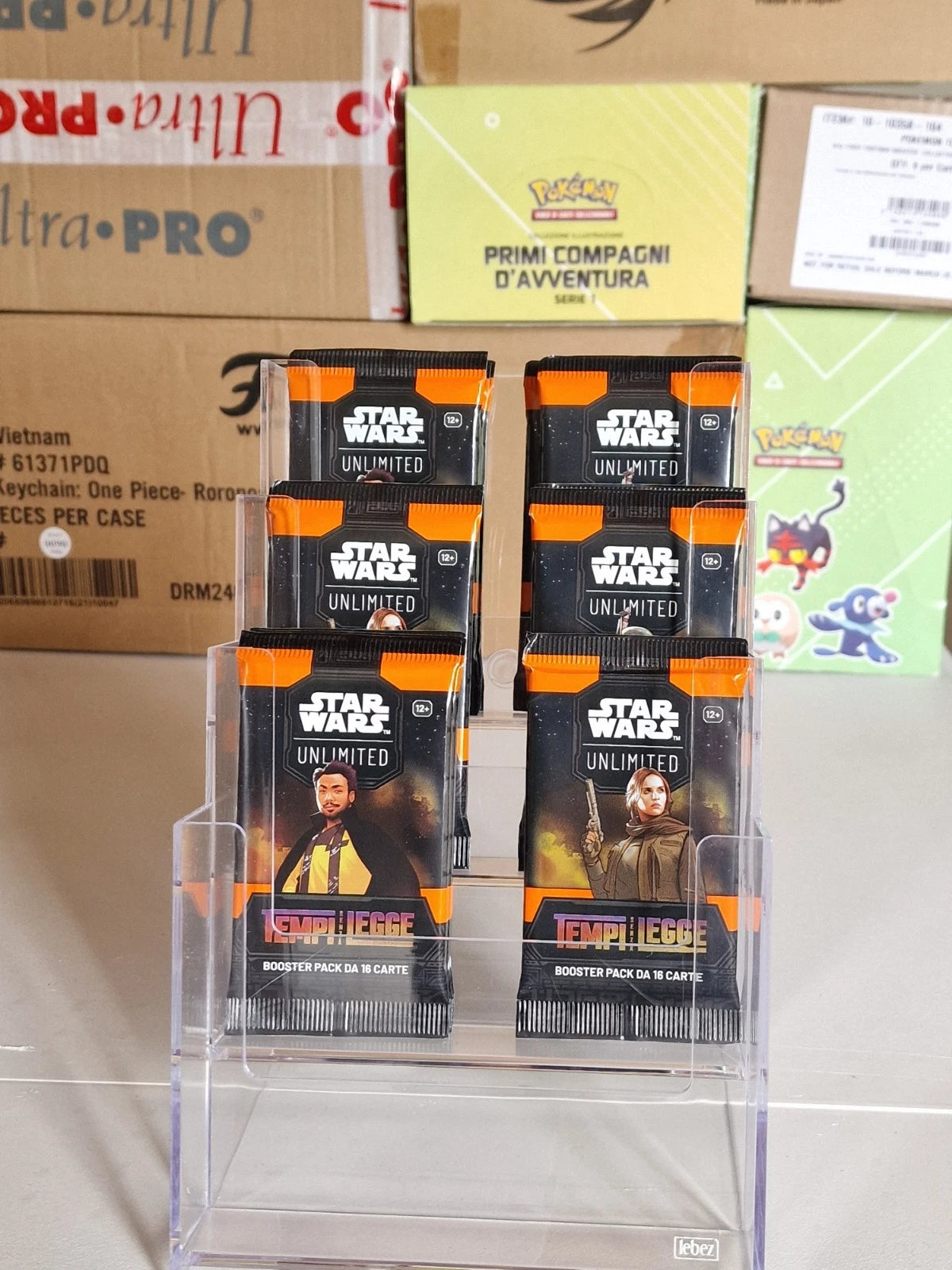 14 Hüllen Star Wars Unlimited TCG - Gesetzlose Zeiten - ITALIENISCH