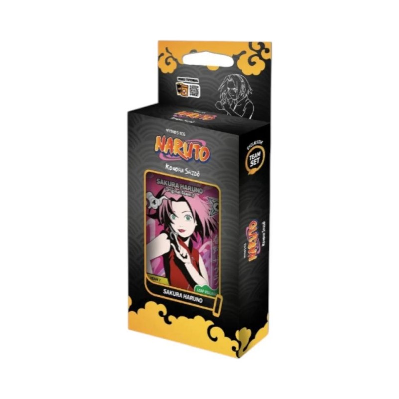 IN ARRIVO 17/07/2026 - Naruto Mythos TCG Teamset SAKURA - ENG | Promo Esclusiva + 3 Booster Pack