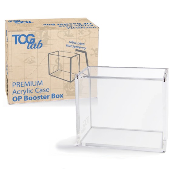 Premium Magnetische Plexiglas-Box für Booster Box One Piece OP-04+ | Ultra Clear UV 99,5%