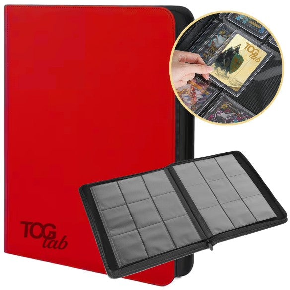 Raccoglitore Premium per Toploader a 9 Tasche (252 Toploader) - Per carte da gioco e collezionabili Binder Album